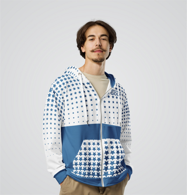 “Golf All-Stars” Adults Zip-Up Hoodie