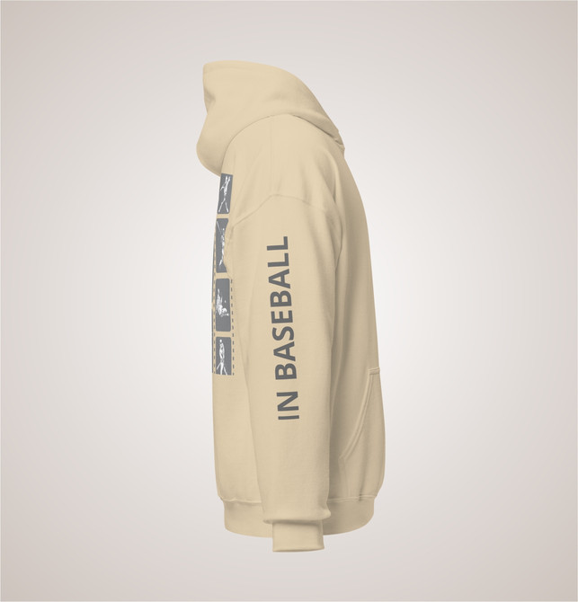Unisex Hoodie Sand For Baseball Fans