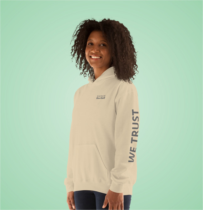 Unisex Hoodie Sand For Baseball Fans