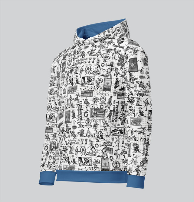 "Baseball Collage" Adult Hoodie