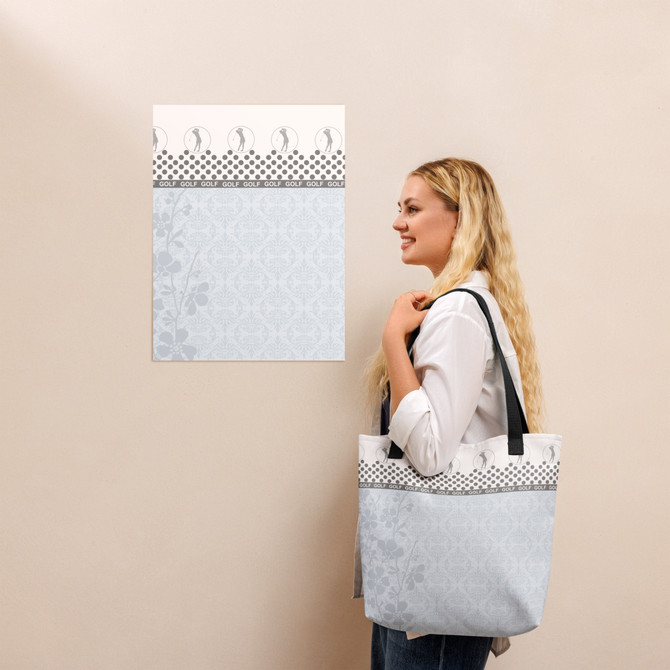 Female Tote Bag For Golf Fans