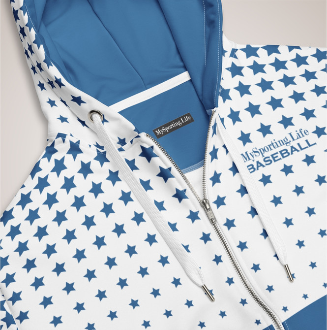 “Baseball All-Stars” Adults Zip-Up Hoodie