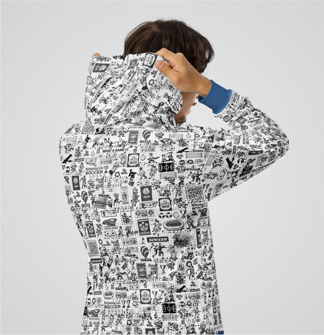 “Soccer All-Stars” Adults Zip-Up Hoodie