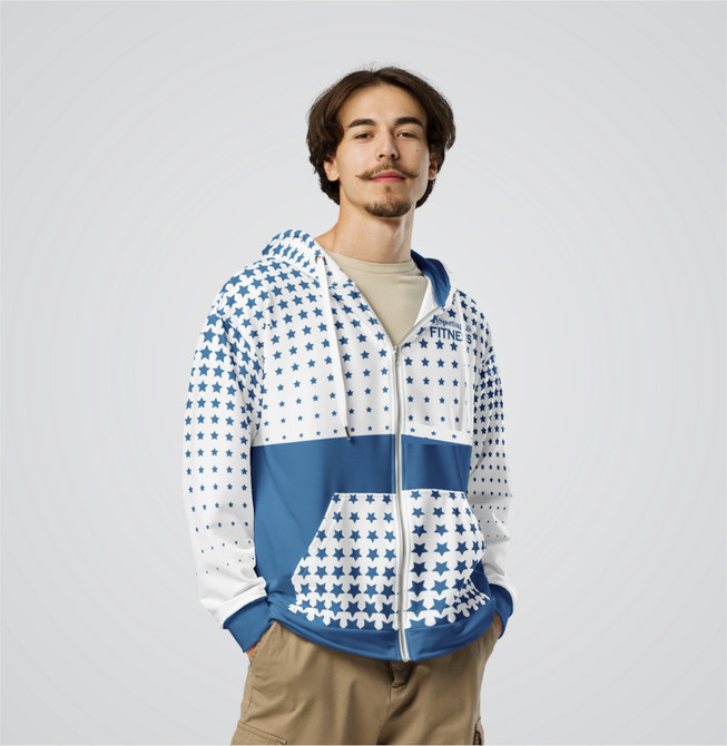 "Fitness All-Stars” Adults Zip-Up Hoodie