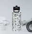Stainless Steel Water Bottle With a Straw Lid For Golf Fans