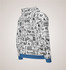Unisex Zip Hoodie B/W For Football Fans