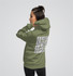 "Baseball Frame It" Adults Hoodie Green