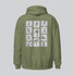 "Baseball Frame It" Adults Hoodie Green