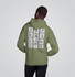 "Baseball Frame It" Adults Hoodie Green