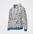 Unisex zip Hoodie B/W For Baseball Fans