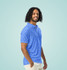 Men’s Slim Fit Polo Blue/Yellow For Golf Fans