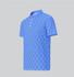 "Golf In Shape" Men's Slim Fit Polo Blue/Yellow
