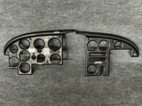 Piper PA28 Cherokee Instrument Panel Cover 2 pieces (P# 65891-002 and 63115-03)