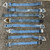 Set of FOUR Rupert 65-51 Aircraft Seat Safety Belts (as Removed)