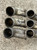 SET OF 6 Continental O-300 Intake Elbows 40480 & 40479  (as-removed O-300C)