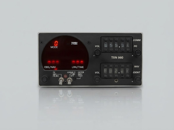 Terra TXN 960 NAV/Comm Transceiver with Tray + Triplexer (As-Removed/Powers On)