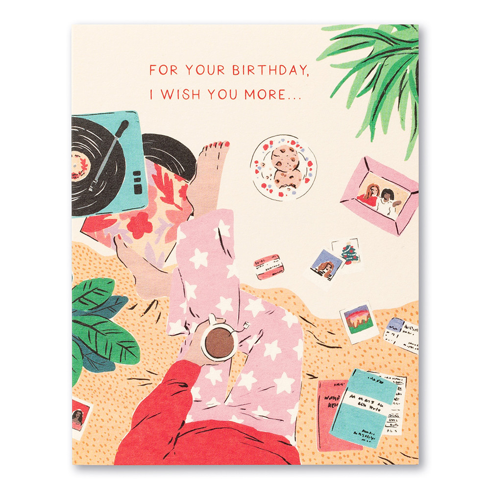 Geburtstagskarte 'Birthday Wishes Just For You' – Matt, Geprägt & Mit Glitzer