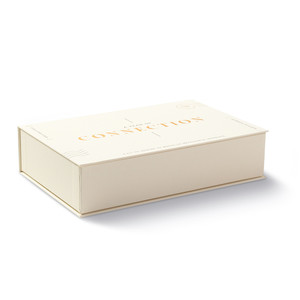 This angled view of the box shows the side of the box, and the front cover. 