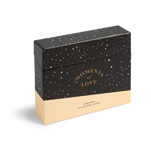 This side view shows the side of the box with the same pattern as the front cover.