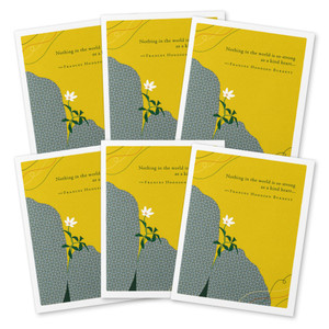 This image shows a 6-pack of the same thank you card.