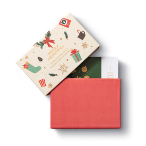 Inside of the box "Merry Memories"