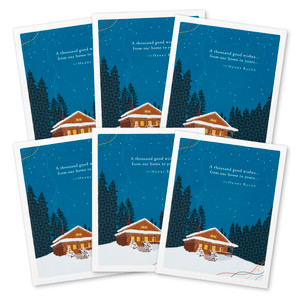 Holiday Card: “A thousand good wishes… ”