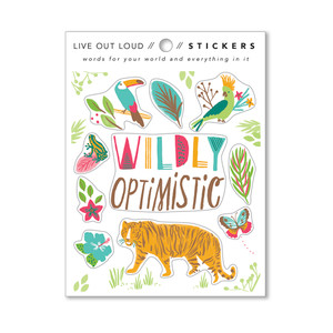 Front of sticker page.