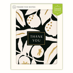 Fruit & Floral Thank You Note Cards