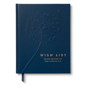 Wish List | Activity Book and Guided Journal, Hardcover | Compendium