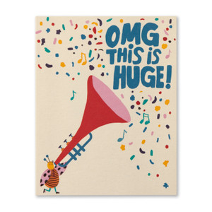 Congratulations Card: OMG this is huge!
