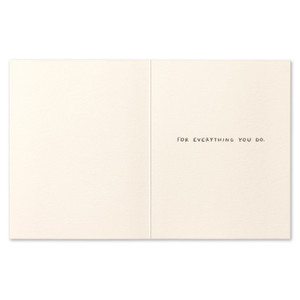 Thank You Card: Big, big gratitude