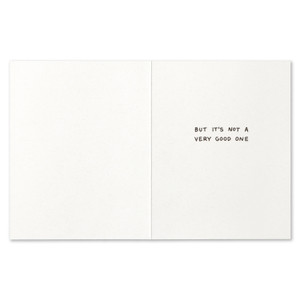 I have an inferiority complex.