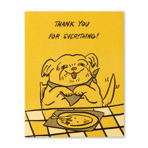Thank You Card: Thank you for everything!