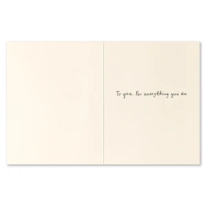 Thank You Card: Serious Thanks