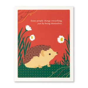 Thank You Card: Some people change everything...