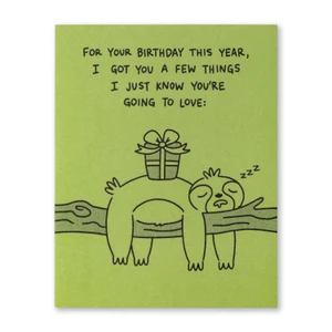 Birthday Card: For your birthday this year...