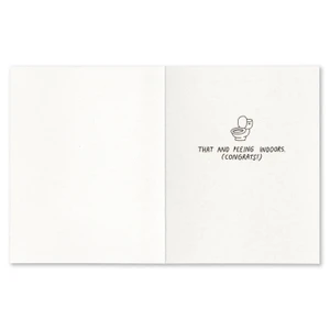 Congratulations Card: Celebrating accomplishments is what separates us from the animals.