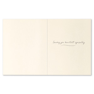 Sympathy Card: A lifetime of love. A lifetime of memories.