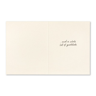 This card has a plain beige background with a message of "well wishes" on the right side, and the left side kept blank to be written on. 