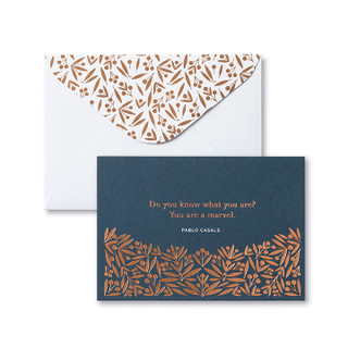 An example of a stationary card. 