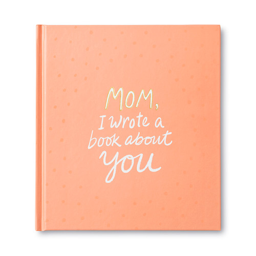 Front of Mom, I Wrote A Book About You, an activity gift book.