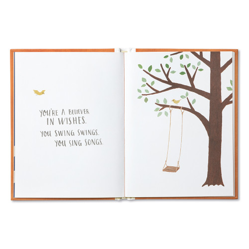 This page has a quote on the left side, and the image of a tree on the right side. 