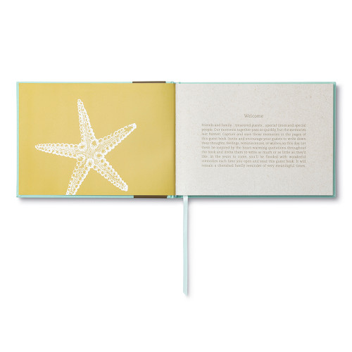 This page has a quote on the right side, and an image of a starfish on the left. 