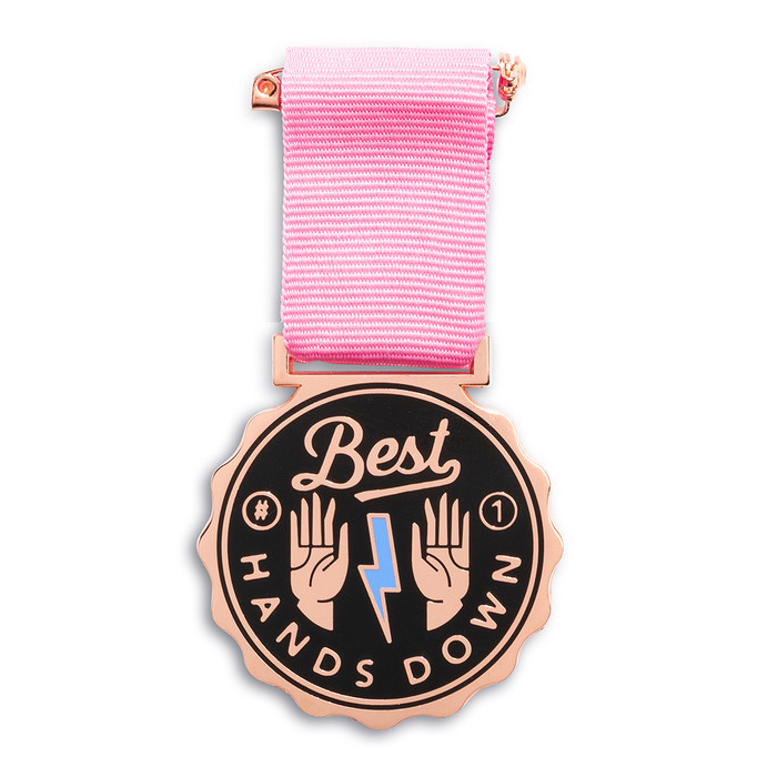 Front of medal.