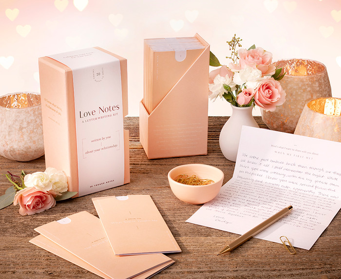 gift box writing template