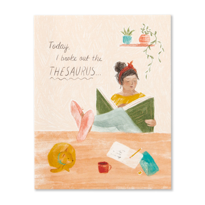 Love Muchly Greeting Cards Thank You Card Card Front " This isn’t
