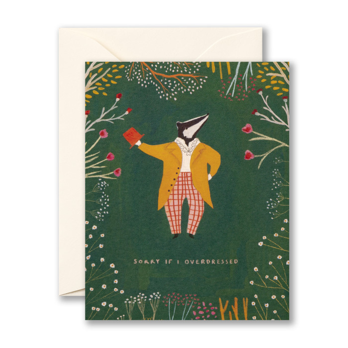 Sorry if I overdressed