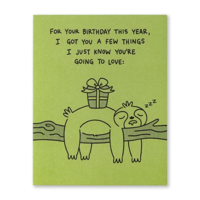 Birthday Card: For your birthday this year...