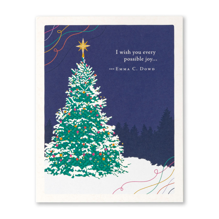 Holiday Card: “I wish you every possible joy...”