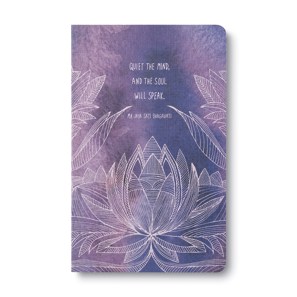 Quiet the Mind And the Soul Will Speak, Write Now Journal | Compendium